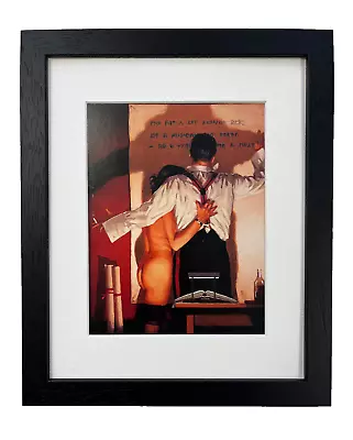 Jack Vettriano FRAMED Print - The Great Poet Black Frame Erotic Sexy RARE • £18.75