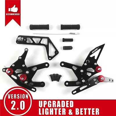 Racing Rearsets Footrests Fits Yamaha YZF R1 2015 - 2023 2016 2017 2018 YZF-R1 • $164.34