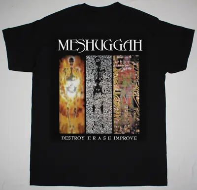 Vintage Meshuggah Destroy Erase Improve 1995 Black All Size Gift Shirt VC256 • $21.84