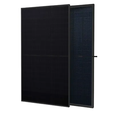 EliTe Solar Panel 430Watt Bi-Facial Full Black Half-Cut 108 Cells 22% Efficiency • £149