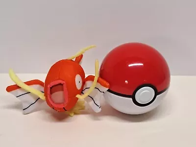 Mini Magikarp Plush Pokemon Pop Action  3” Tall Nintendo WTC 2019 WITH POKE BALL • $4.39