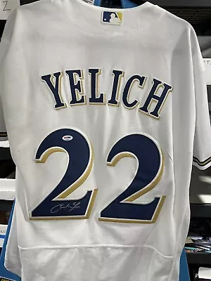 Milwaukee Brewers Christian Yelich Jersey- Previously Framed • $10.50