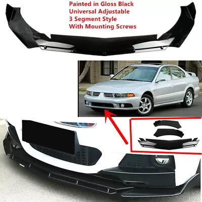 Add-on Universal Fit For Mitsubishi Galant 2002-2003 Front Underbody Lip Spoiler • $55.99