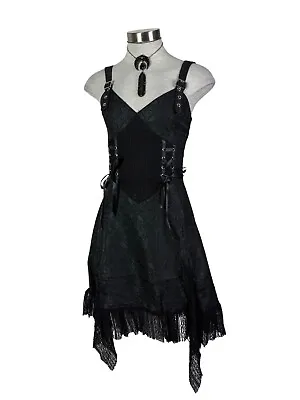Voodoo Vixen Gothic Victorian Vintage Retro Steampunk Brocade Dress Dra8105 • $27.49