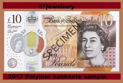 New Polymer Issue Bank Of England £10 Ten Pound Banknotes 2017 2021 Series G • £21.49