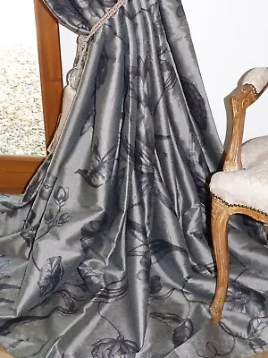 Zoffany Interlined Curtains Phaedra Silk Blend  NEW Ea 127 W 96 D Fabric Also Av • £325