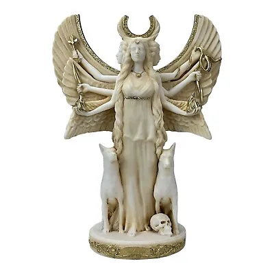 Hecate Hekate Triple Goddess Of Magic Night Moon Greek Sculpture Statue Patina • $44.90