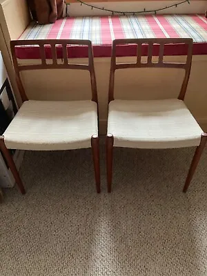 Niels Moller Mid Century Model 79  Dining Chairs - Set Of 2 • $1350