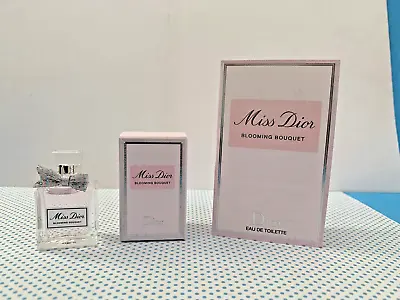 Dior Miss Dior Blooming Bouquet Miniature Eau De Toilette 5ml Boxed & 1ml Sample • £16.98