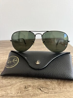 $80 • Buy Rayban Aviator Sunglasses All Black UNISEX