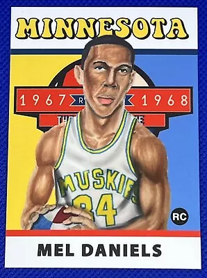 2019 Lana Sports Mel Daniels 1967-68 ABA Rookie Card RC Minnesota Muskies #1 • $6.75