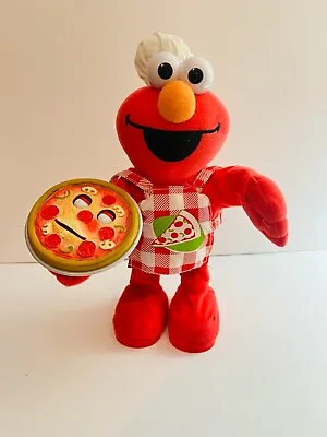 Fisher Price Singing Pizza Elmo Plush Toy Sesame Street 2006 For Parts Or Repair • $15.29