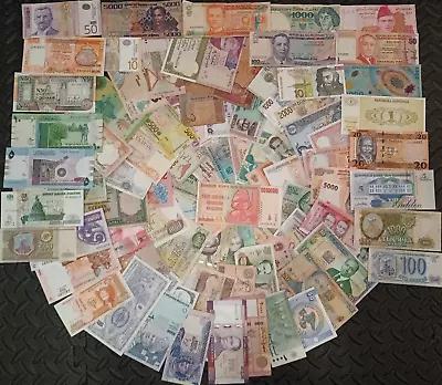 YOU PICK THE BILLS Mixed Foreign Currency World Paper Money (SEE DESCRIPTION) • $1