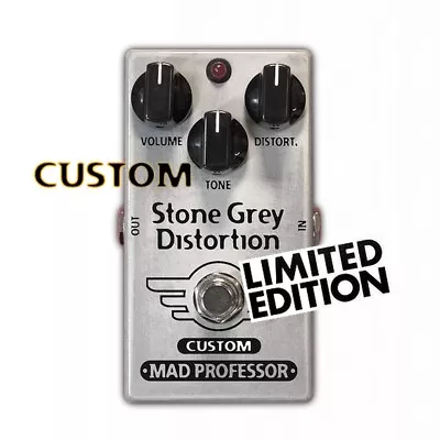 Mad Professor Stone Grey Distortion Pedal Limited Edition W/ Modern Mod • $209.17