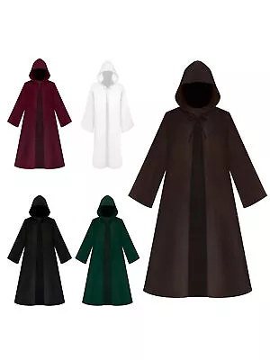 Masquerade Costume Mens Hooded Robe Halloween Halloween Cosplay Costume Cloak • $17.10