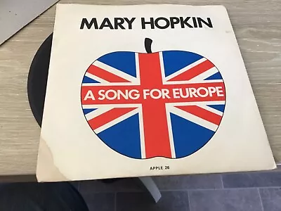 Mary Hopkin - Knock Knock Who's There - Vinyl 7” 1970 Eurovision Apple 26 • £4