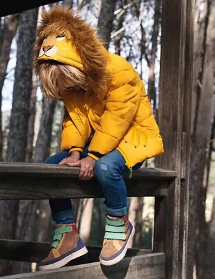Mini Boden Lion Puffer Jacket • $60