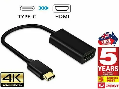 Type C USB-C 3.1 To HDMI Adapter Cable Converter For MacBook ChromeBook Samsung  • $8.68