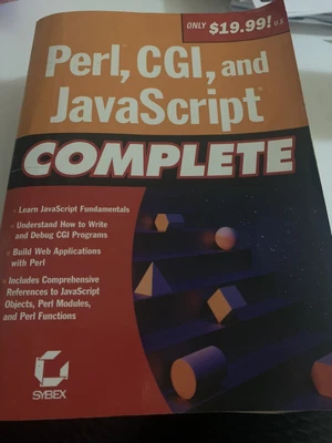 £1.99 • Buy Perl, CGI, And JavaScript Complete (Sybex -Paperback, 2003) - 838 Pp - Pre-owned