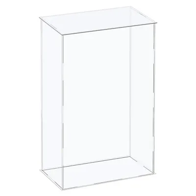 Acrylic Display Case Plastic Box Cube Storage Box Clear 16x11x36cm • £15.70