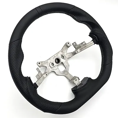 REVESOL Black Super Flat Steering Wheel Black RING For 2006-2013 Corvette C6 Z06 • $259
