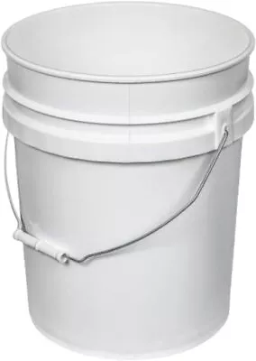 ATERET 5 Gallon White Bucket-Durable 90 Mil All Purpose Pail-Food Grade BPA Free • $137.90