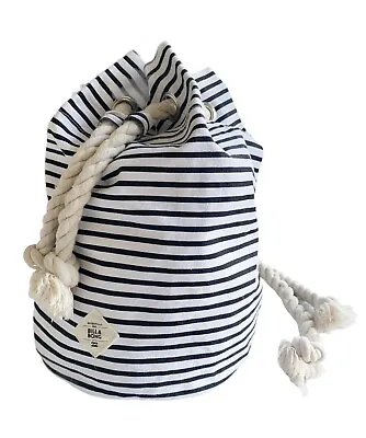 BILLABONG Striped Beach Rope Backpack • $30
