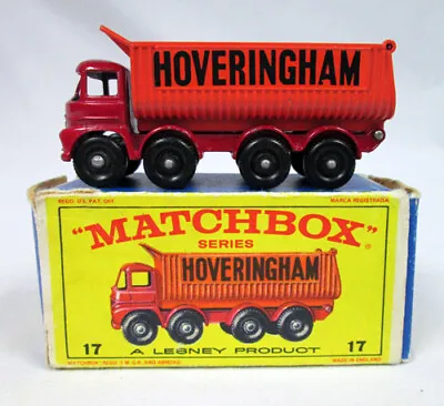 MATCHBOX Hoveringham Tipper Truck #17 Original Rare E Type Box W/ Box • $79.99
