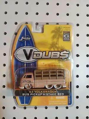 $12.95 • Buy Jada Toys V Dubs 63 Volkswagen Bus Pickup W/Stake Bed 2007 Wave 3  1963 Van