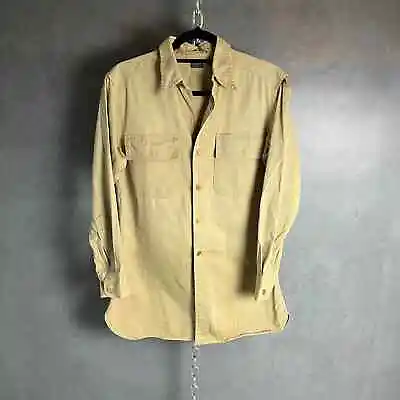 Vintage 50s Elbeco Sanforized Khaki Work Shirt • $49.99
