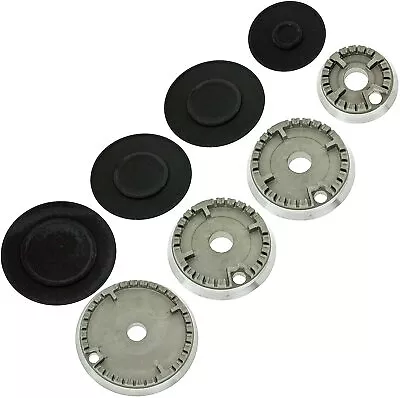 £20.12 • Buy Gas Hob Burner & Flame Cap Fits BELLING Oven Cooker Large Medium Small Crown