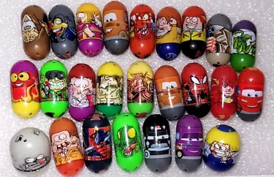 Mighty Beanz Lot 25 Mixed Toy Game Pieces Cars Marvel • $16.95