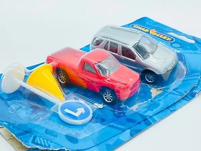 Chad Valley Twin Vehicle Play Set 1:64 Dodge And Mercedes • £2.95