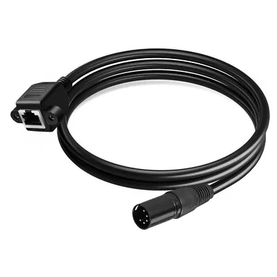 XLR 5 Pin Male To RJ45 Female For DMX512 Control Cable Adapter 1.0 Meter • $12.99