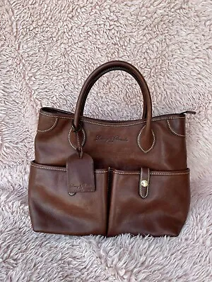$350 • Buy Vintage 1975 Dooney & Bourke Florentine Vacchetta Shoulder Bag - Brown