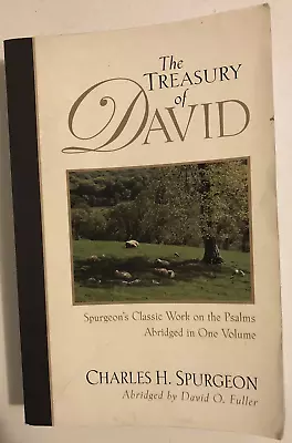 The Treasury Of David: Spurgeon's Classic Work On The Psalms PAPERBACK • $15.29