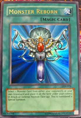 Yu-Gi-Oh! TCG Monster Reborn LOB-118 Ultra Rare  Unlimited MP • $9.95