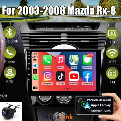 For 2003-2008 Mazda Rx-8 Android 13 Carplay Stereo Radio Gps Navigation WIFI • $134.01
