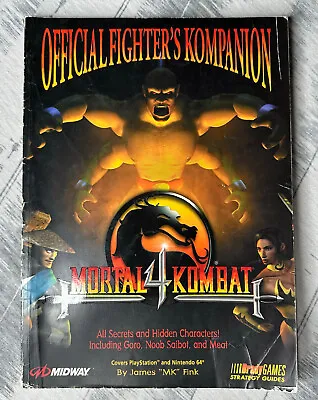 Official Mortal Kombat 4 Fighter's Kompanion • $43.99