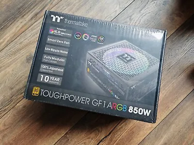 850W Thermaltake Toughpower GF3 ARGB Native PCIe 5 Fully Modular 80PLUS Gold • £125