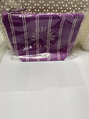 COUNTRY ROAD Round Logo Cosmetic Bag - Vivid Purple - BNWT's - RRP $39.95 • $29