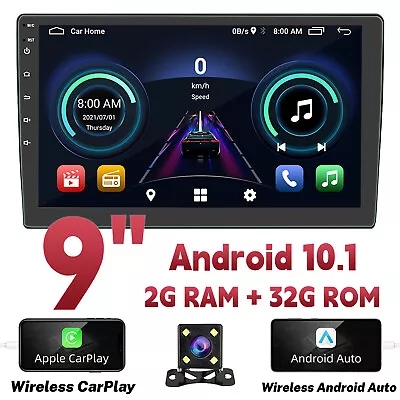 9  Android 10.1 Car Stereo GPS Navigation Radio Double-Din WIFI Touch Screen 32G • $100.69