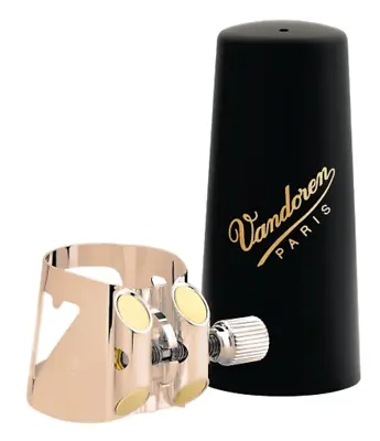Vandoren Optimum Bb Clarinet Ligature And Cap - Pink Gold (LC01PGP) • $119.95