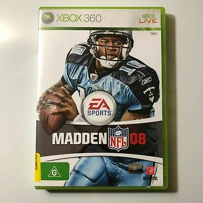 Madden NFL 08 - Microsoft Xbox 360 Game - Complete With Manual Included • $11.98