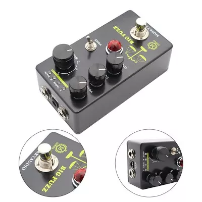 Get The Perfect Distortion Tone With Moskyaudio Big FUZZ Guitar Effects Pedal • $108.53