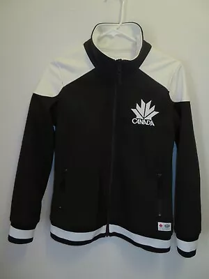 $39.99 • Buy Hudson Bay Co Canada Olympic Black/White Women's Medium Soft Shell Fleece Jacket