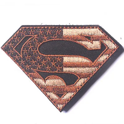Super Man Super Hero U.s. Flag Milspec Airsoft Tactical Patch #6 • $4.99