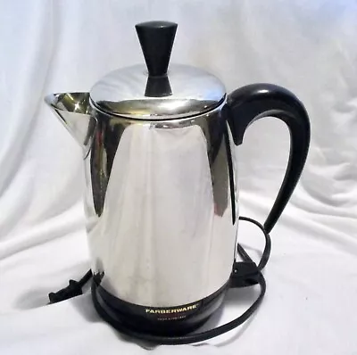 Farberware Superfast Coffee Percolator 8 Cup #138b Stainless Steel Electric Usa • $29.95