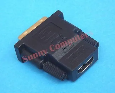 $7.26 • Buy DVI D Male Dual Link To HDMI Female Connector Converter PC HDTV Adapter Socket