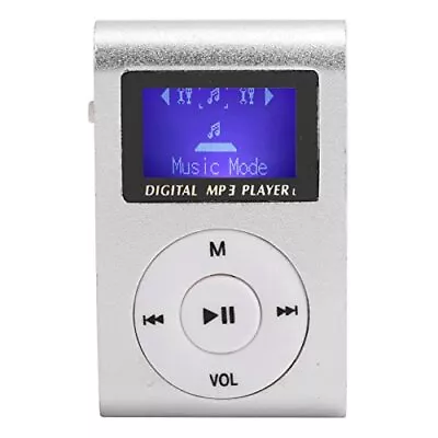 Mini MP3 Music Player Sports Back Clip Music Player Supports Memory Silver • $18.45